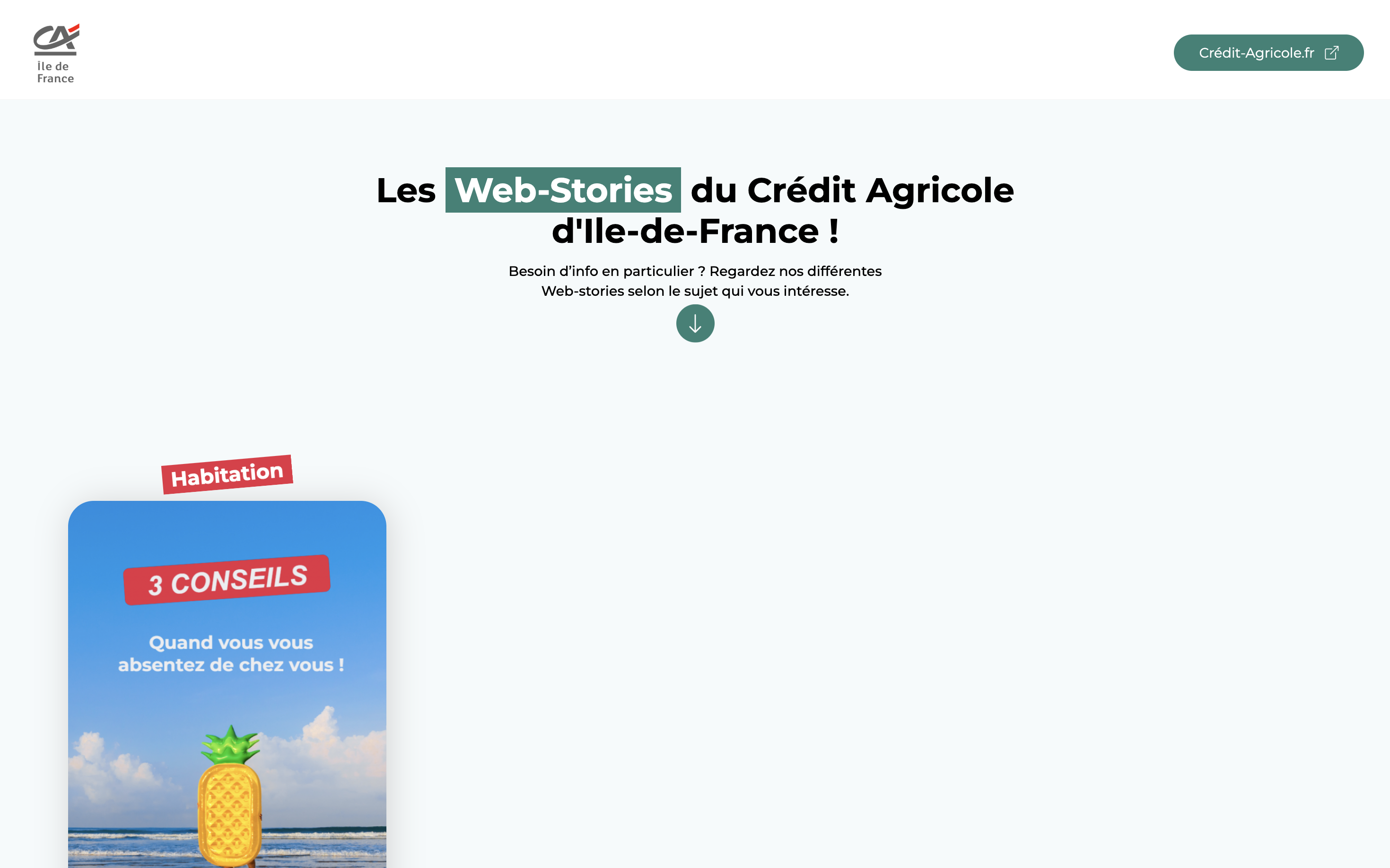 Projet interne – Plateforme de Web Stories